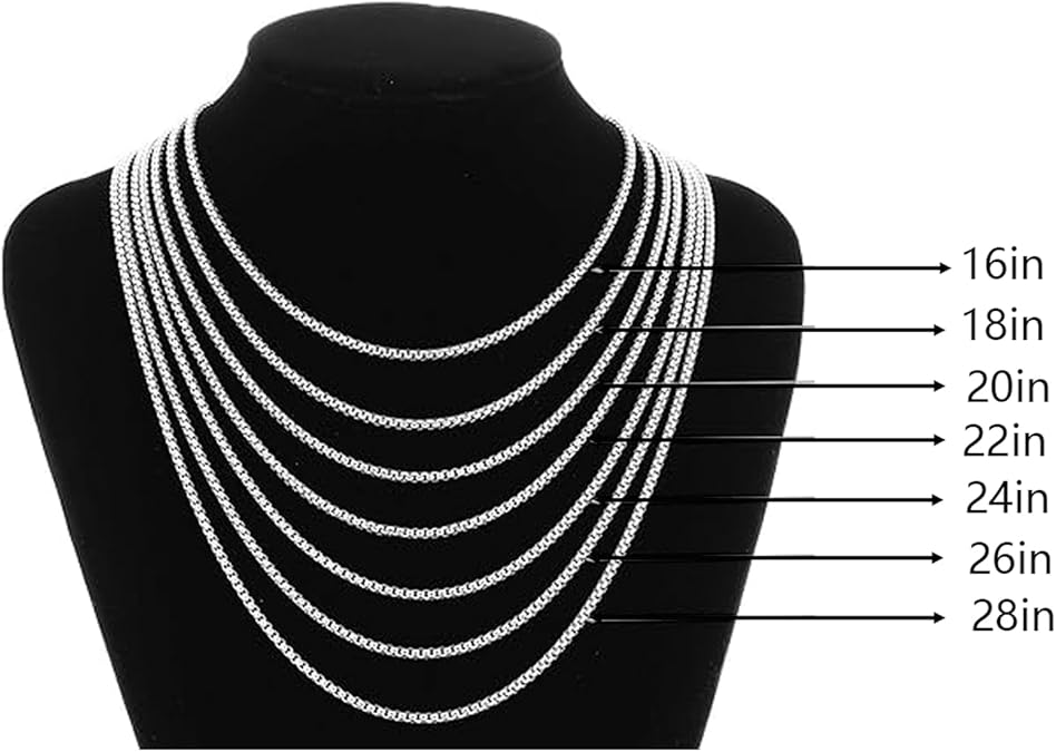 Prism 20-inch Silver Cross Chain, Stainless Steel, 2.5mm