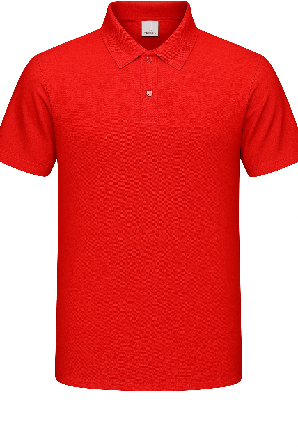 Red Men's Collared Shirt